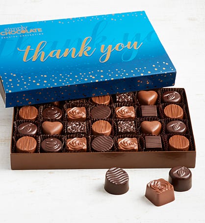 Simply Chocolate Thank You Premier Collection 28pc